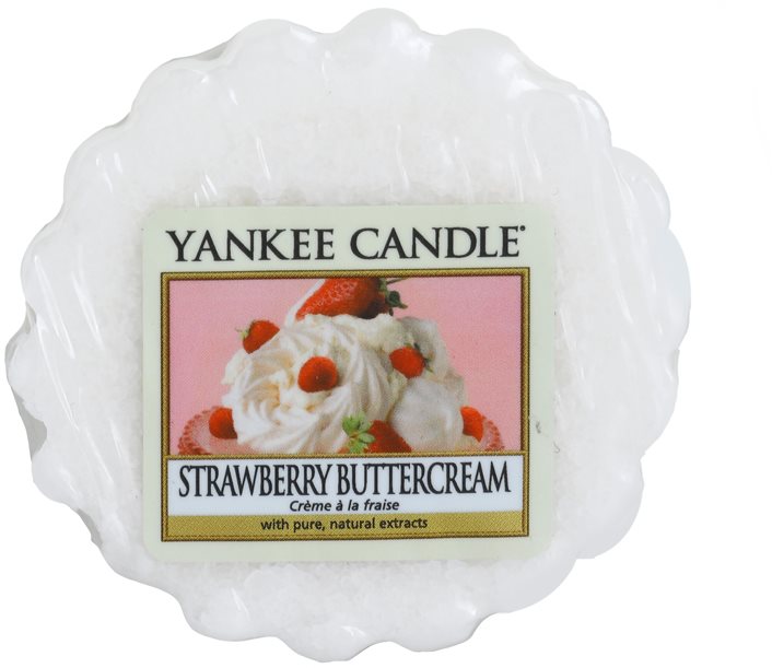 Yankee Candle Strawberry Buttercream illatos viasz aromalámpába 22 g