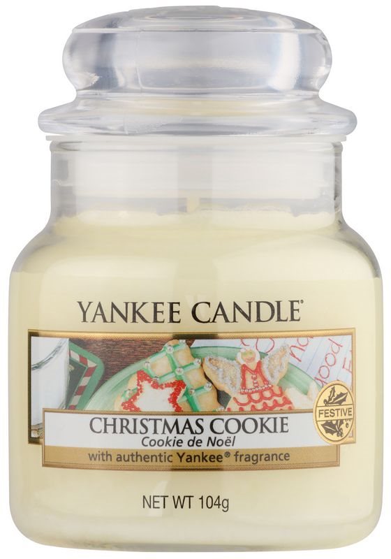 Yankee Candle Christmas Cookie, vonná svíčka 104 g Classic malá notino.cz