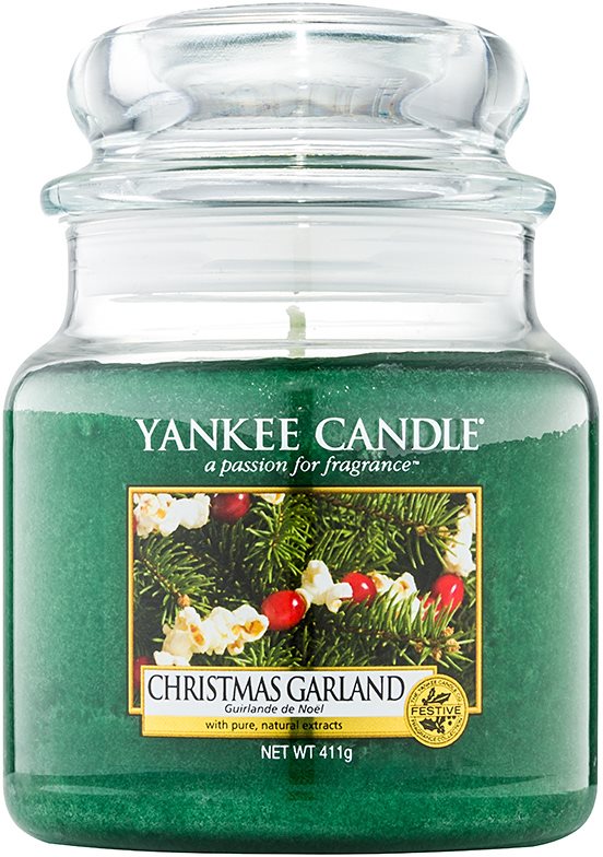 Yankee Candle Christmas Garland lumanari parfumate 411 g Clasic mediu