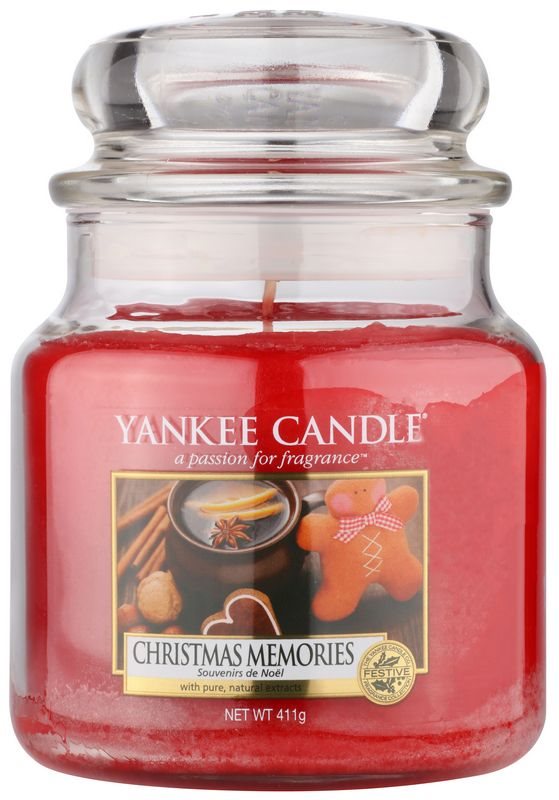 Yankee Candle Christmas Memories świeczka zapachowa 411 g Classic średnia