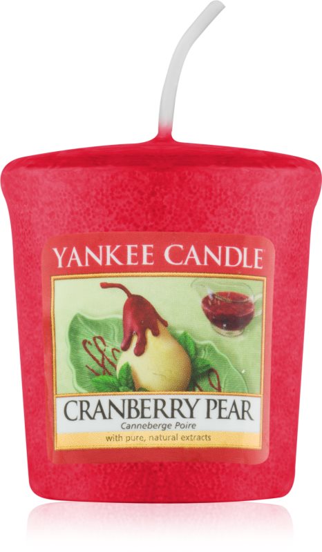 Yankee Candle Cranberry Pear votívna sviečka 49 g