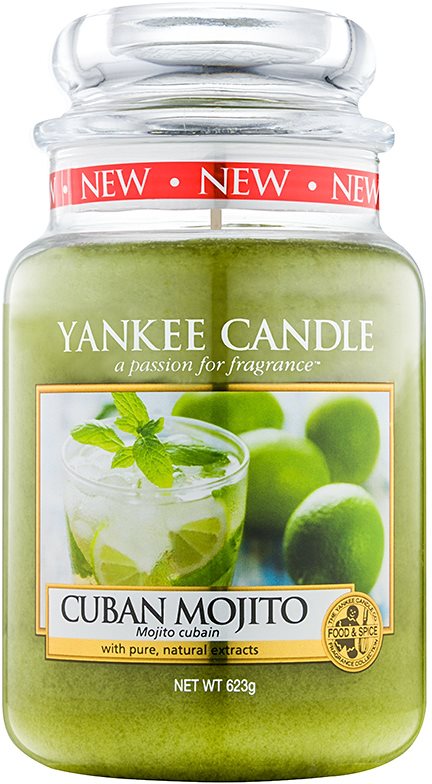 Yankee Candle Cuban Mojito vela perfumado 623 g Classic grande