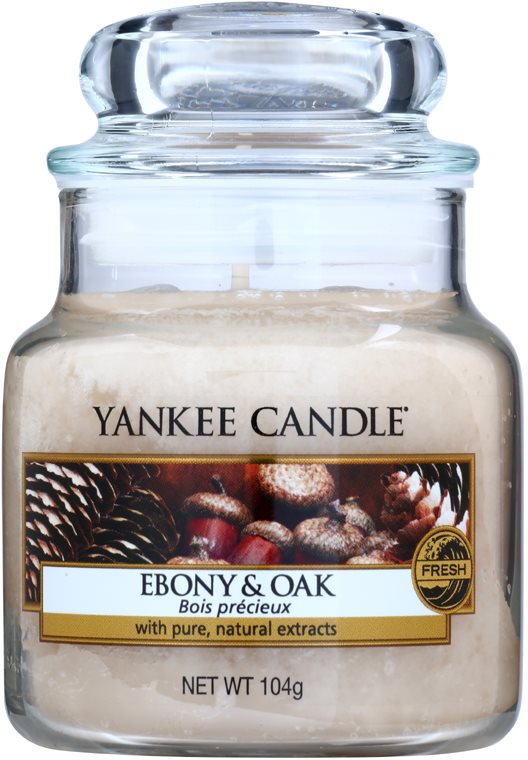 Yankee Candle Ebony & Oak Duftkerze 104 g Classic mini