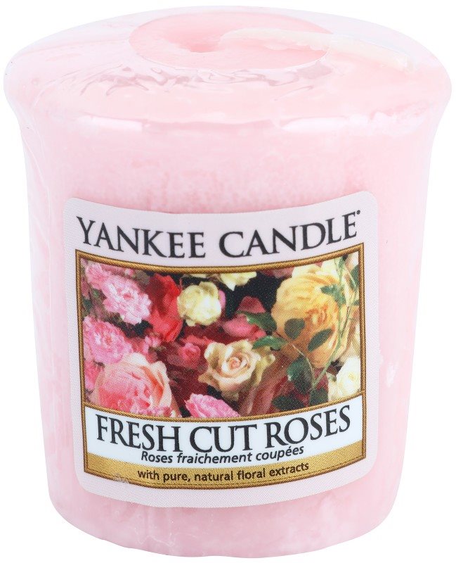 Yankee Candle Fresh Cut Roses вотивна свічка 49 гр