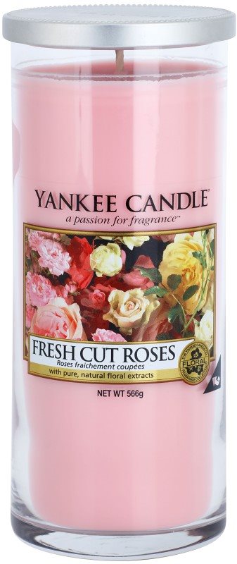 Yankee Candle Fresh Cut Roses Duftkerze 566 g Décor groß