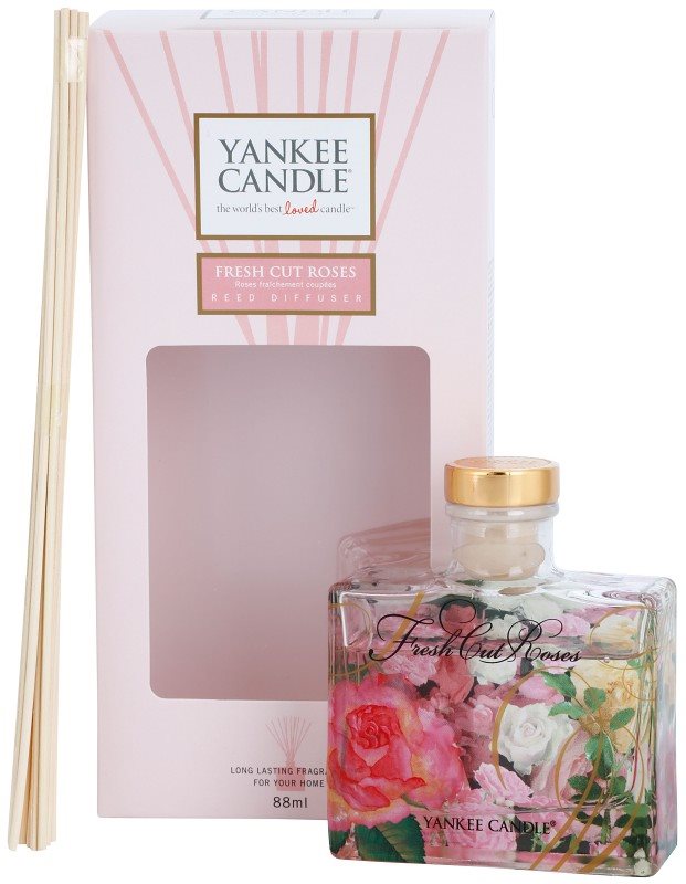 Yankee Candle Fresh Cut Roses dyfuzor zapachowy z napełnieniem 88 ml Signature