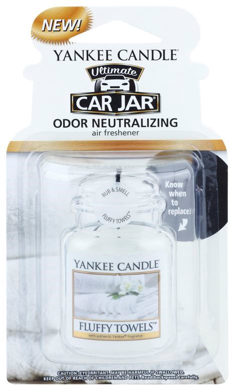 Yankee Candle Fluffy Towels odświeżacz do samochodu wiszące