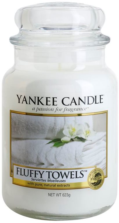 Yankee Candle Fluffy Towels Geurkaars 623 gr Classic Large