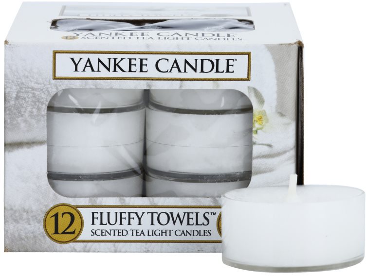 Yankee Candle Fluffy Towels lumânare 12 x 9,8 g