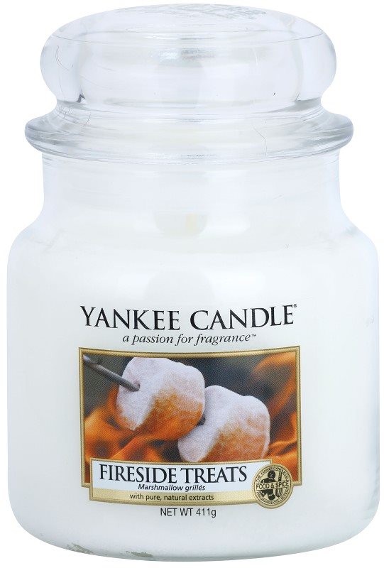 Yankee Candle Fireside Treats vonná svíčka 411 g Classic střední