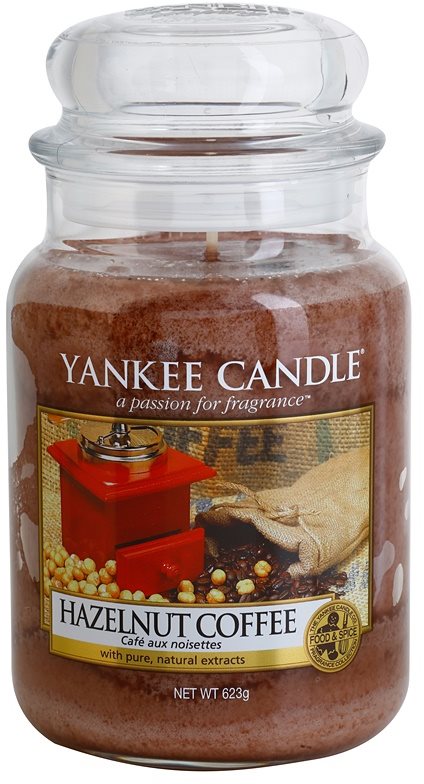 Yankee Candle Hazelnut Coffee Duftkerze 623 g Classic groß
