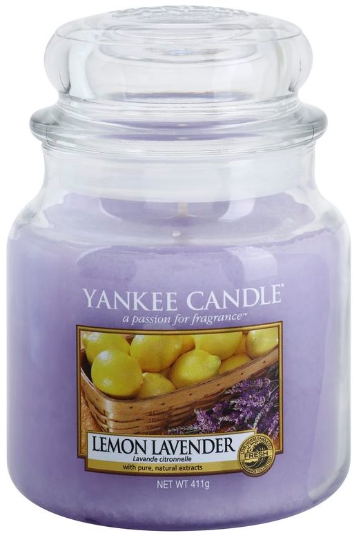 Yankee Candle Lemon Lavender Scented Candle 411 g Classic Medium