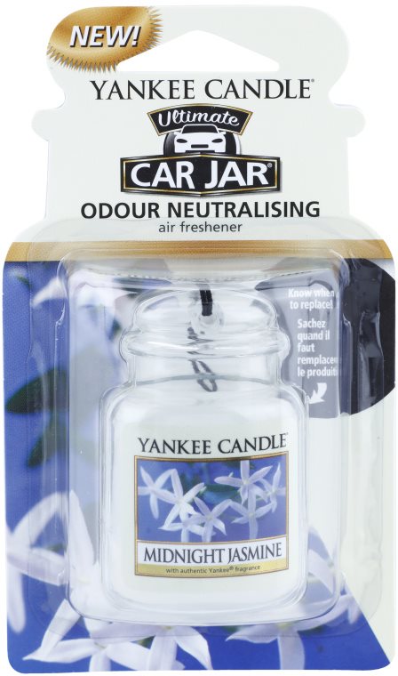 Yankee Candle Midnight Jasmine Car Air Freshener hanging