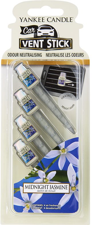 Yankee Candle Midnight Jasmine Deodorante per auto 4 pz