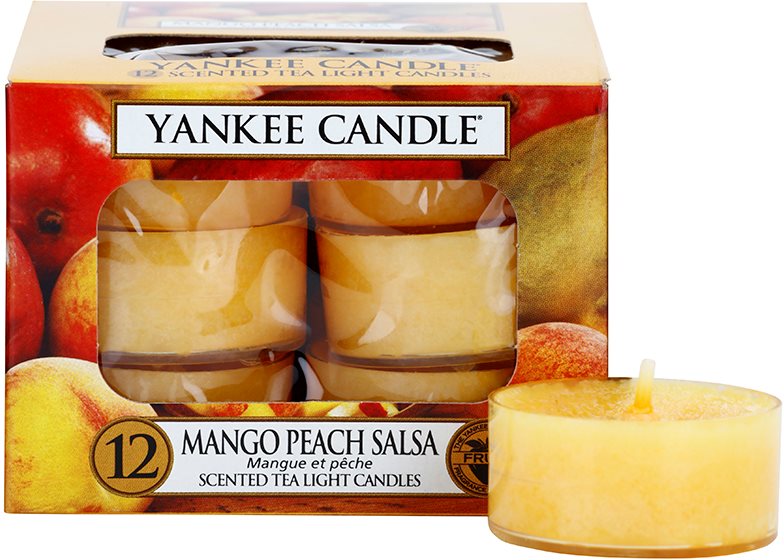 Yankee Candle Mango Peach Salsa Theelichtje 12 x 9,8 gr