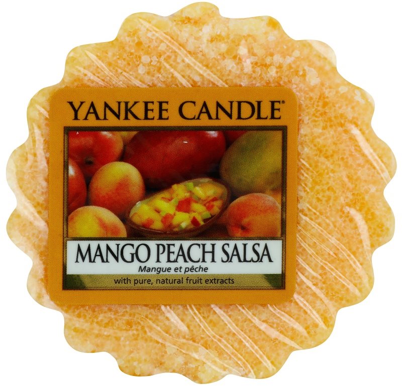 Yankee Candle Mango Peach Salsa Wachs für Aromalampen 22 g
