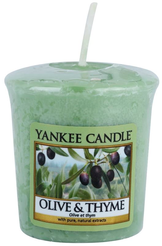 Yankee Candle Olive & Thyme votívna sviečka 49 g