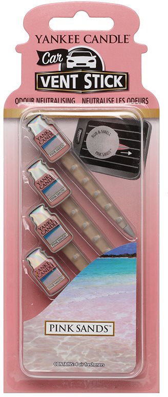 Yankee Candle Pink Sands illat autóba 4 db