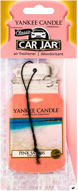 Yankee Candle Pink Sands vonná auto visačka