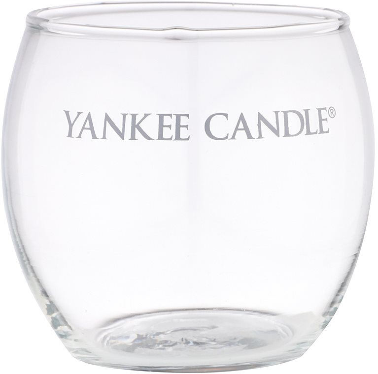Yankee Candle Roly Poly Glass Votive Candle Holder I. (Clear)