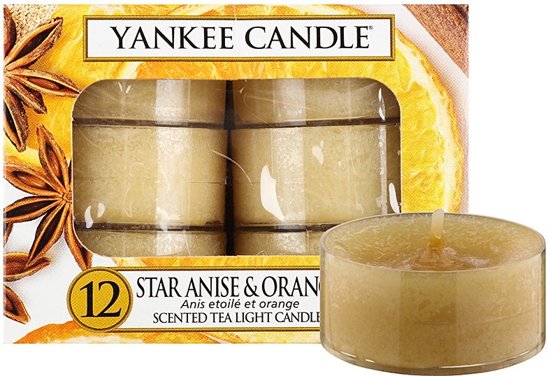 Yankee Candle Star Anise & Orange świeczka typu tealight 12 x 9,8 g