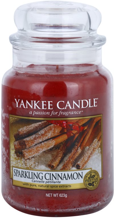 Yankee Candle Sparkling Cinnamon Scented Candle 623 g Classic Large