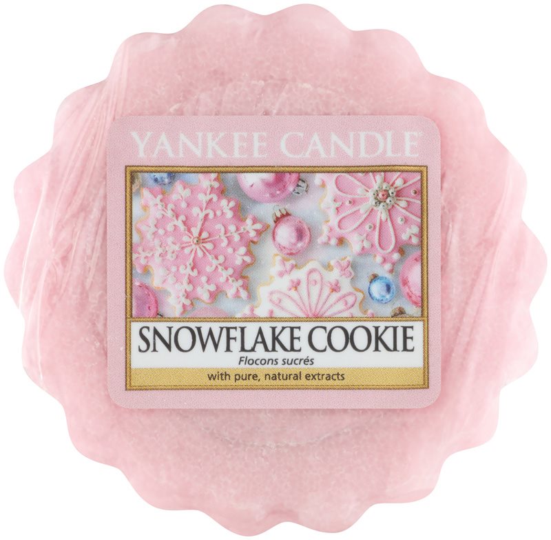 Yankee Candle Snowflake Cookie cera para lámparas aromáticas 22 g