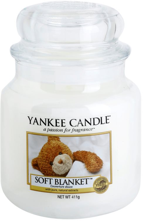 Yankee Candle Soft Blanket vonná svíčka 411 g Classic střední