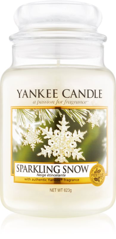 Yankee Candle Sparkling Snow świeczka zapachowa 623 g Classic duża