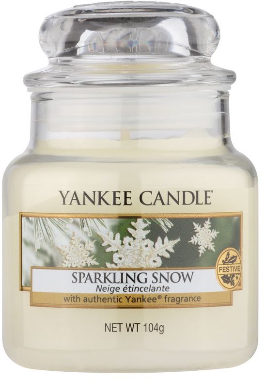 Yankee Candle Sparkling Snow vela perfumada 104 g Classic pequeña