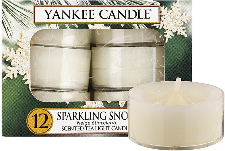 Yankee Candle Sparkling Snow lumânare 12 x 9,8 g