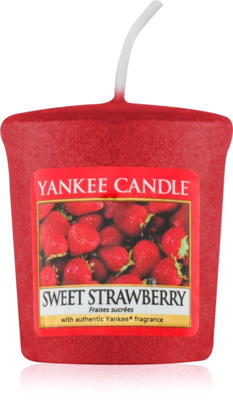 Yankee Candle Sweet Strawberry votivní svíčka 49 g