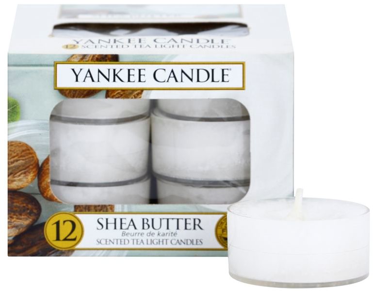 Yankee Candle Shea Butter świeczka typu tealight 12 x 9,8 g
