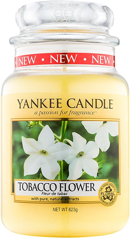 Yankee Candle Tobacco Flower vela perfumado 623 g Classic grande