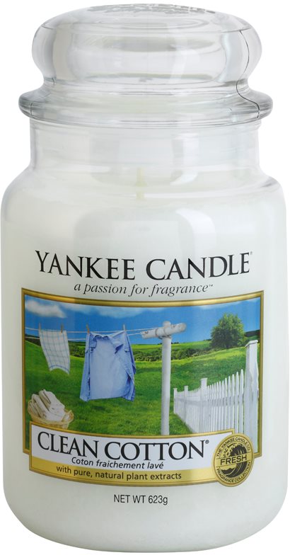 Yankee Candle Clean Cotton Geurkaars 623 gr Classic Large