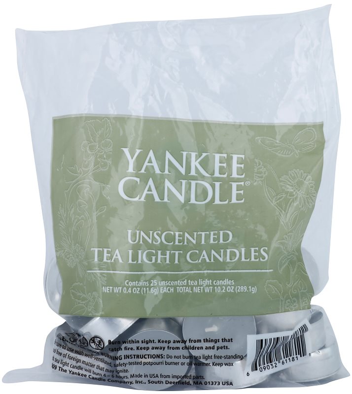Yankee Candle Unscented teamécses 25 db
