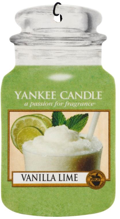 Yankee Candle Vanilla Lime Car Air Freshener 1 kpl