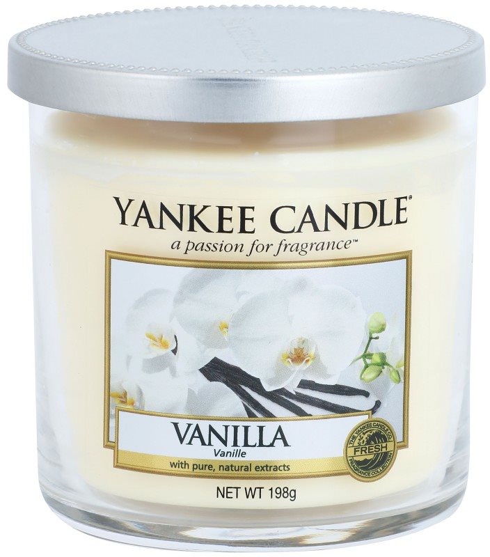 Yankee Candle Vanilla Duftkerze 198 g Décor klein
