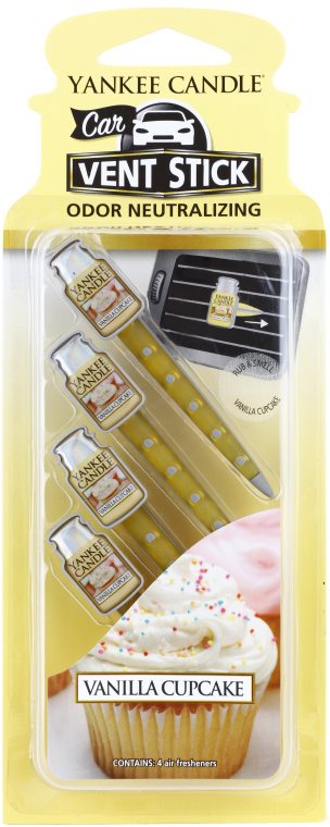 Yankee Candle Vanilla Cupcake aромат для авто 4 кс