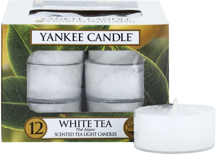 Yankee Candle White Tea świeczka typu tealight 12 x 9,8 g