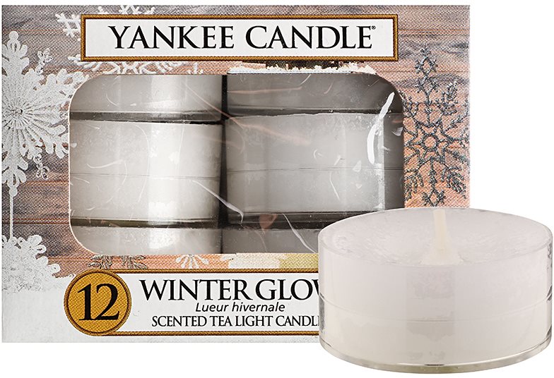 Yankee Candle Winter Glow candela scaldavivande 12 x 9,8 g