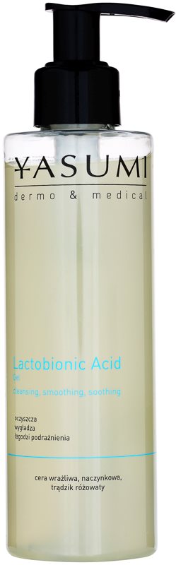 Yasumi Dermo&Medical Lactobionic Acid żel oczyszczający do skóry wrażliwej ze skłonnością do przebarwień