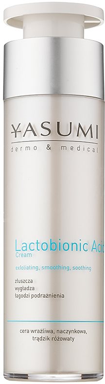Yasumi Dermo&Medical Lactobionic Acid pleťový krém pro citlivou pleť se sklonem ke zčervenání
