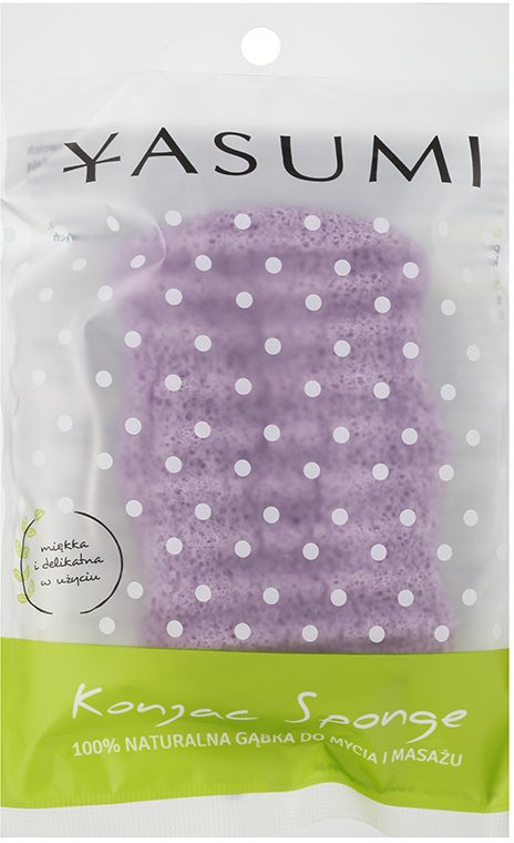 Yasumi Konjak Lavender delikatna gąbka do wszystkich rodzajów skóry