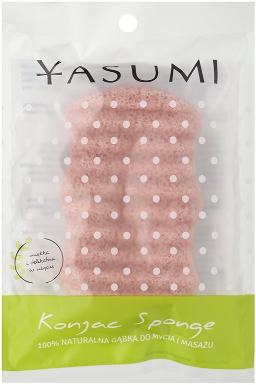 Yasumi Konjak Lycopene esponjita suave de limpieza para pieles secas y sensibles