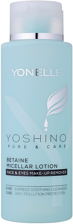 Yonelle Yoshino Pure&Care agua micelar con betaína para una hidratación intensa