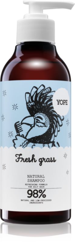 Yope Fresh Grass naravni šampon za mastne lase