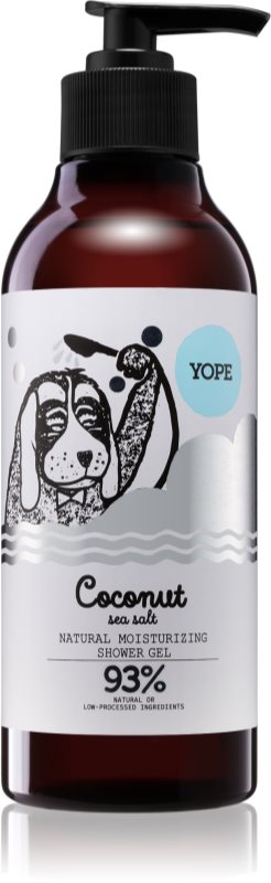 Yope Coconut & Sea Salt naravni gel za prhanje z vlažilnim učinkom