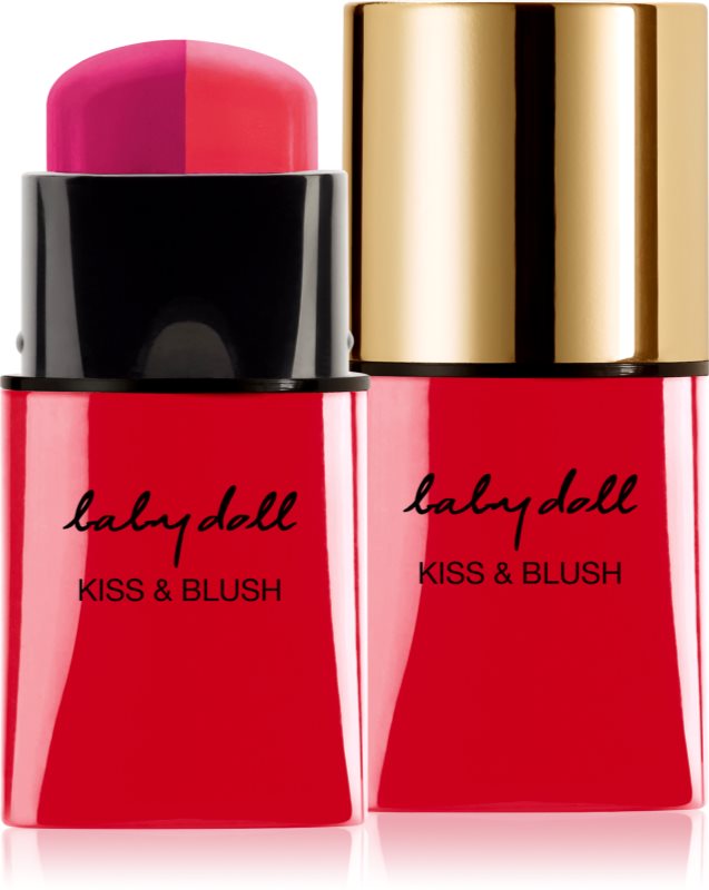 Yves Saint Laurent Baby Doll Kiss & Blush Duo Stick bálsamo con color para labios y rostro