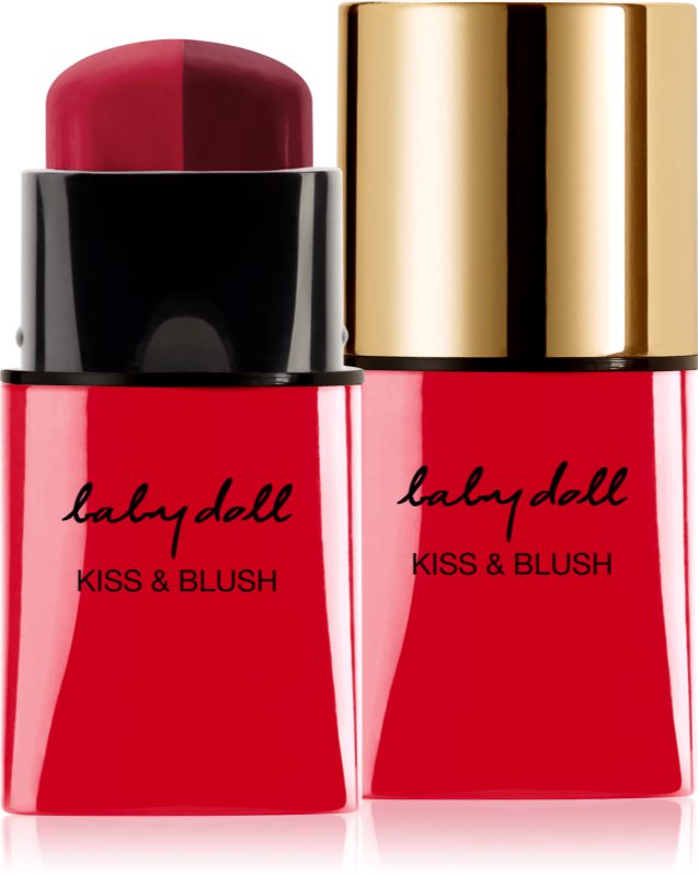 Yves Saint Laurent Baby Doll Kiss & Blush Duo Stick balsam tonic pentru buze si obraji